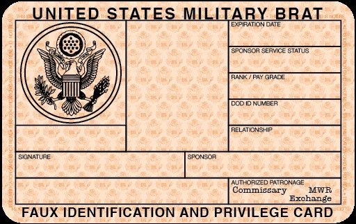 blank id card template