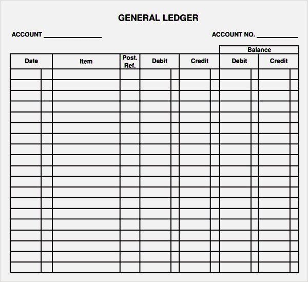 business ledger