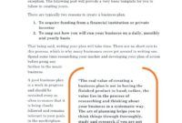 music business plan template