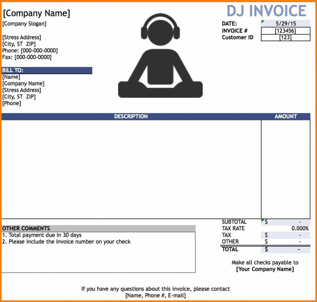 9-dj-invoice-sample-instinctual-intelligence-dj-quotation-template-doc