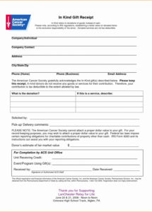 Salvation Army Donation Receipt Template | EmetOnlineBlog