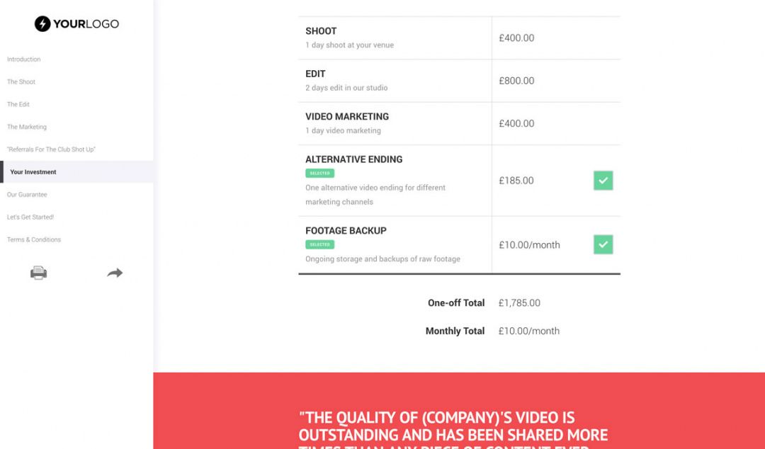 Video Production Quotation Template EmetOnlineBlog