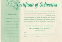 Minister Ordination Certification Template EmetOnlineBlog photograph regarding Free Printable Minister License Certificate identify Minister Ordination Certification Template EmetOnlineBlog