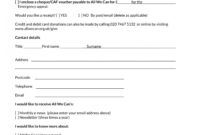 Editable Free 5 Church Donation Forms In Pdf Excel Church Tithing ...