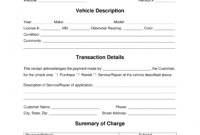 Free Car Vehicle Receipt Template Pdf Word Eforms Car Detailing Receipt ...