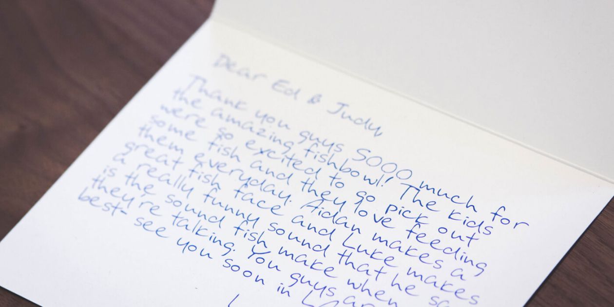 printable writing the perfect customer thankyou note