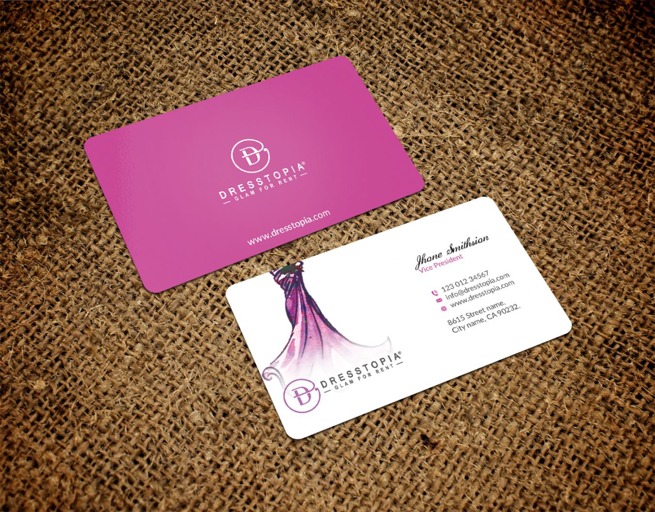 Clothing Business Card Design
