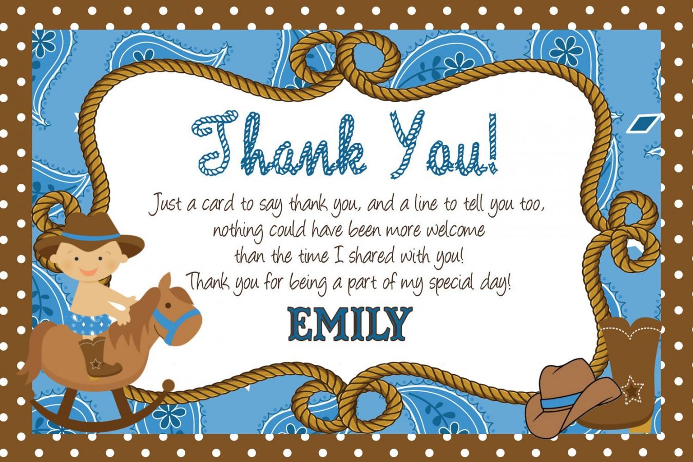 Baby Shower Hostess Thank You Card Wording