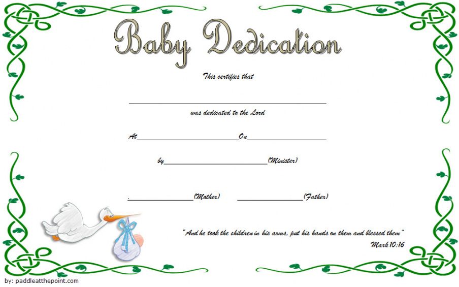Printable Godparent Certificate Template