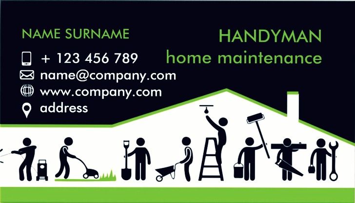 Handyman Business Cards Templates Emetonlineblog Handyman Business Cards Templates Emetonlineblog